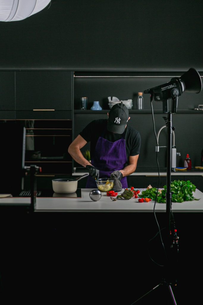 studio de tournage culinaire pris