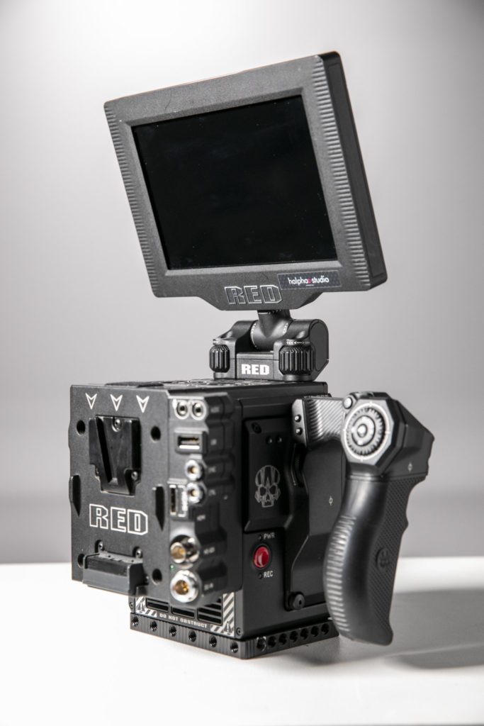 Camera cinéma RED gemini 5K avec ecran Ultra Bright